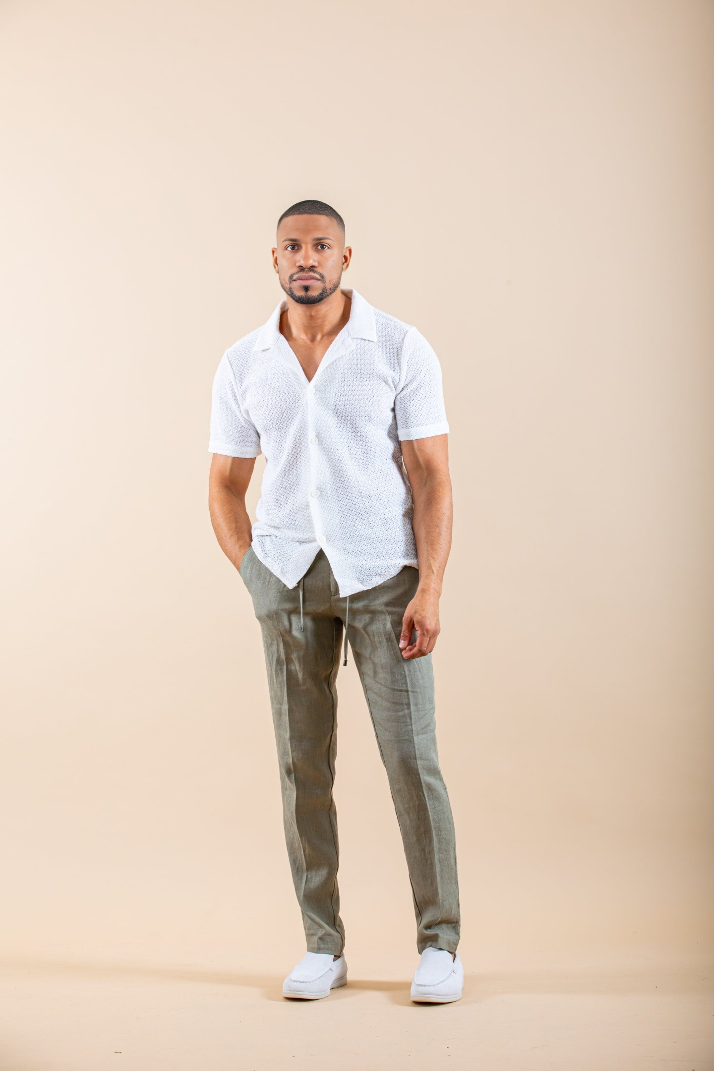 Linen Beach Casual Pantalon