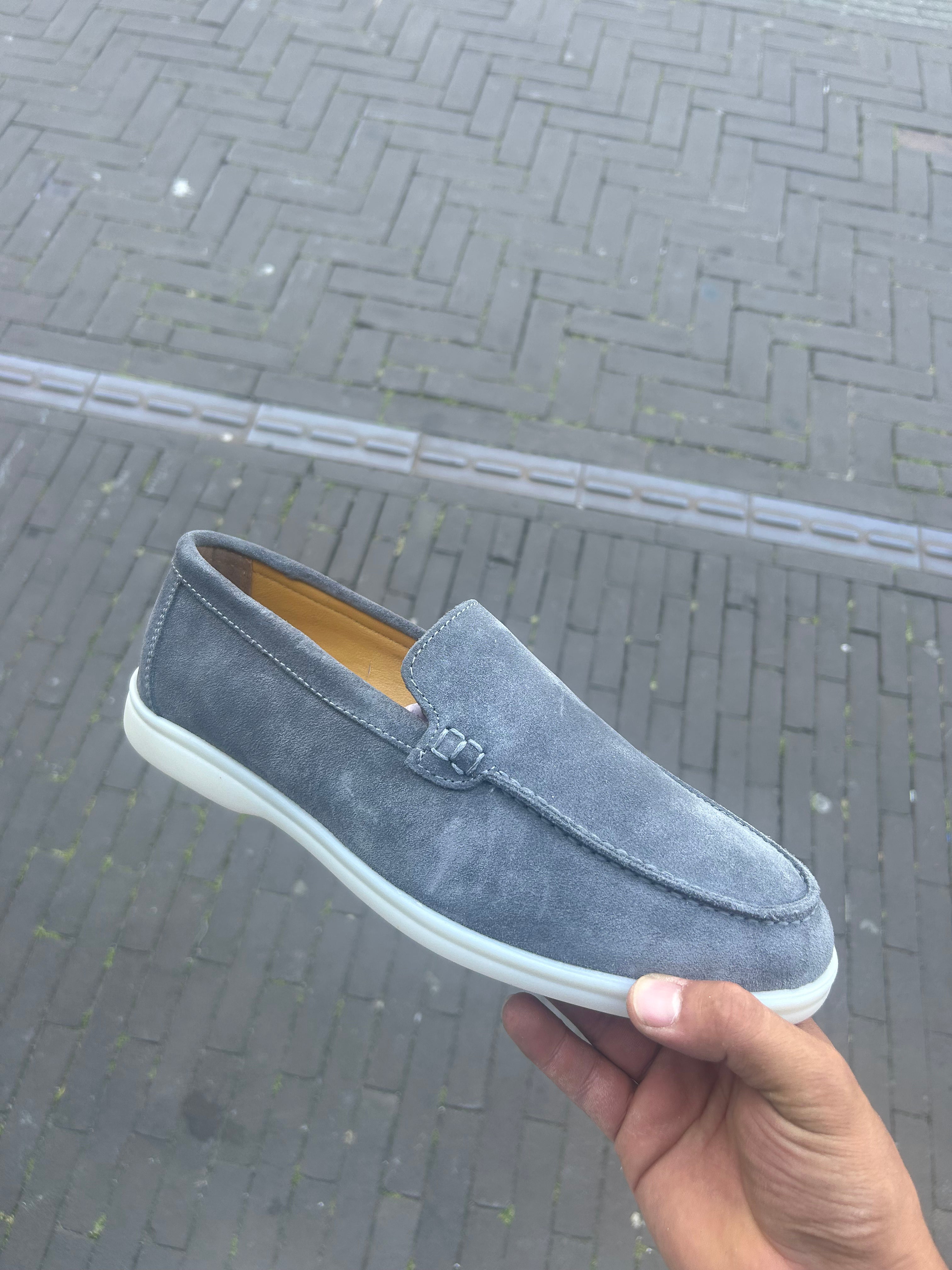 YACHT Walk Loafers - Blå-grå